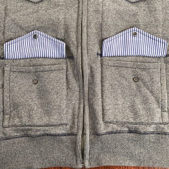 Canterbury of New Zealand Full zip Men's Utility sweatshirt/jacket, Large, Gray - Picture 3 of 7